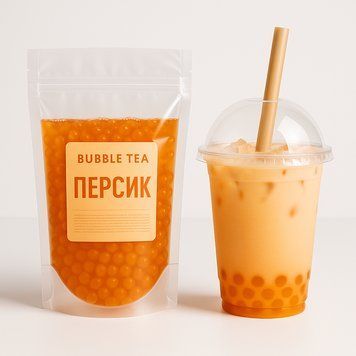 Кульки для Bubble Tea персик 1000г персик фото