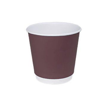 Стакан бумажный двухслойный Soft Touch 180 мл, марсала (бордовый), 70 шт 2845138434 фото