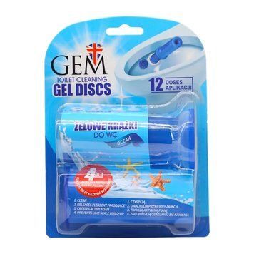 Диски чистоты Gem Гель-стик для унитаза Океан XXL 75мл (12 доз) 2027720559 фото